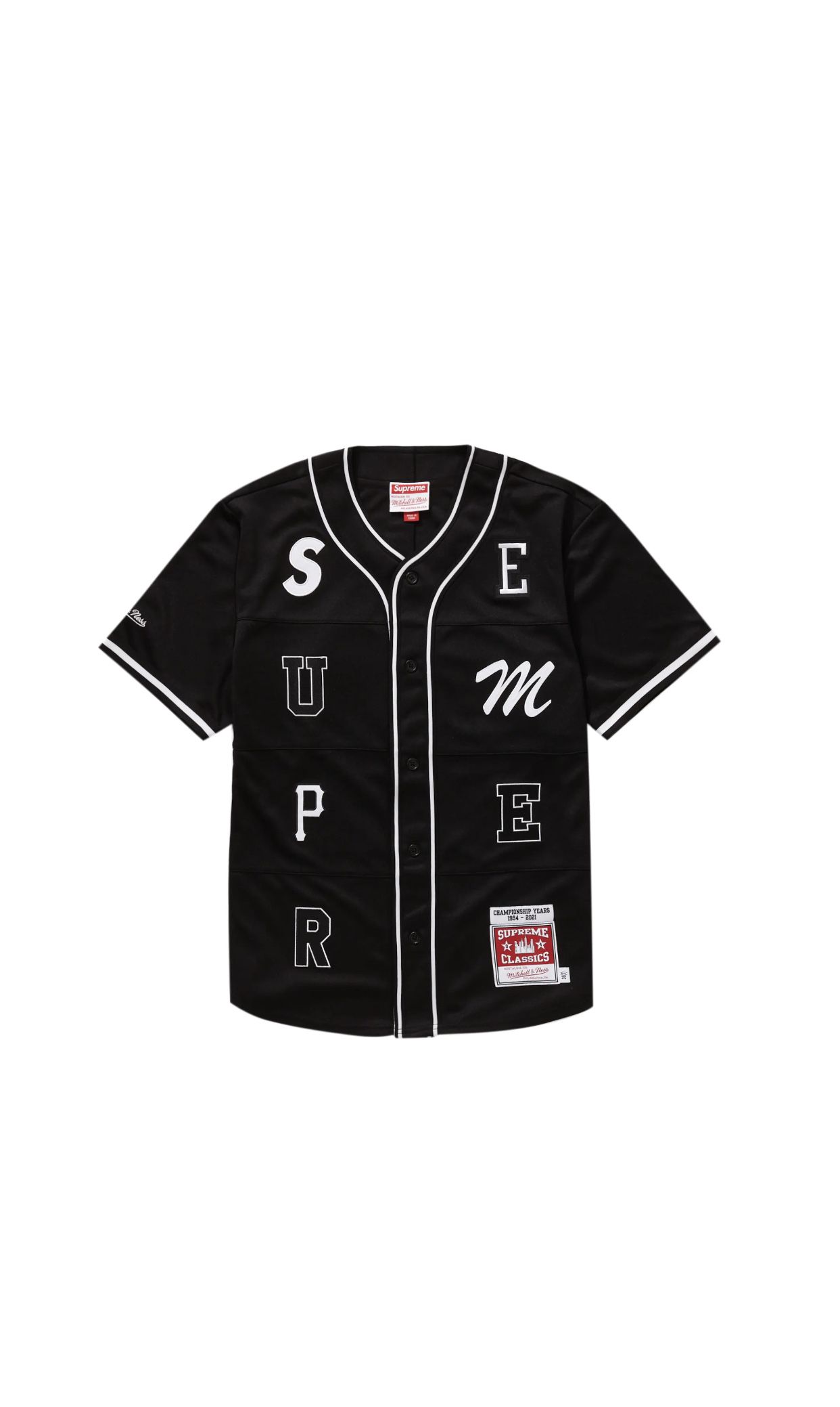 Supreme PatchWork Baseball Jersey 