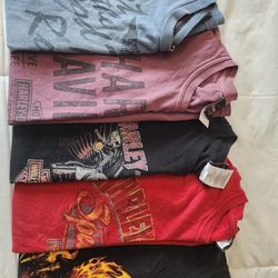 Harley Davidson T-shirts All With Dealership