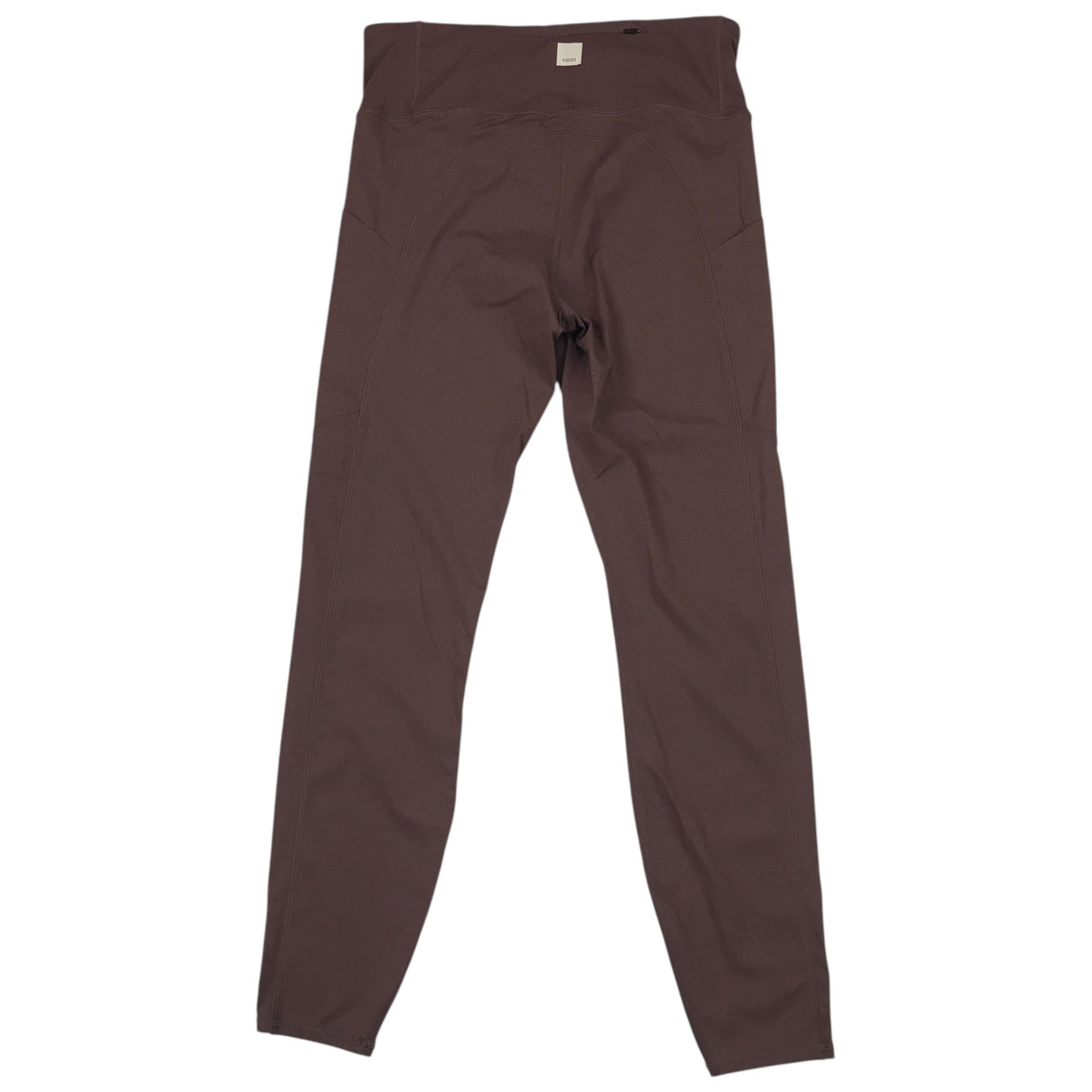 Vuori Stride Legging Womens XS Extra Small Burgundy Back Pocket Yoga Gym VW429