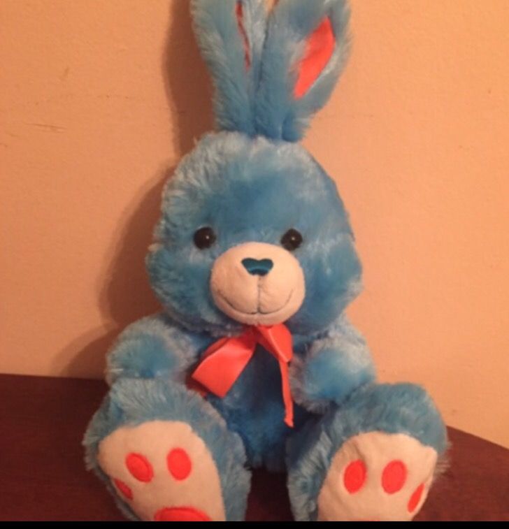 Blue Easter Bunny