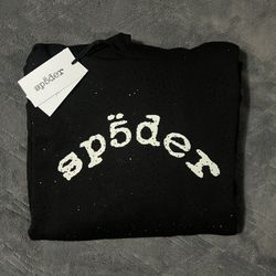 1:1 black spider hoodie size m