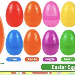 24 Ester eggs  L x W x H 1 x 1 x 2 inches