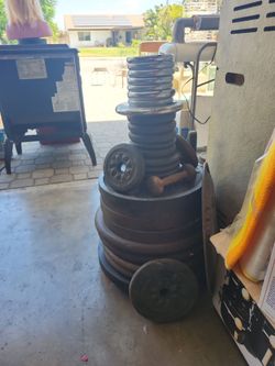 Iron weight and metal