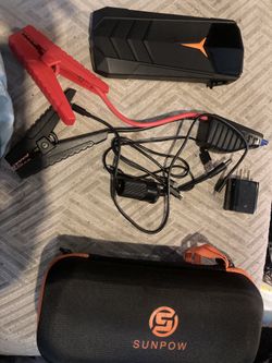 Sunpow Jumpstart Kit Case Charger Cables