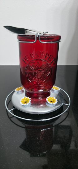 Red Perky-Pet Hummingbird Feeder