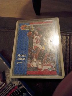 1991 Fleer Michael Jordan League Leaders Card