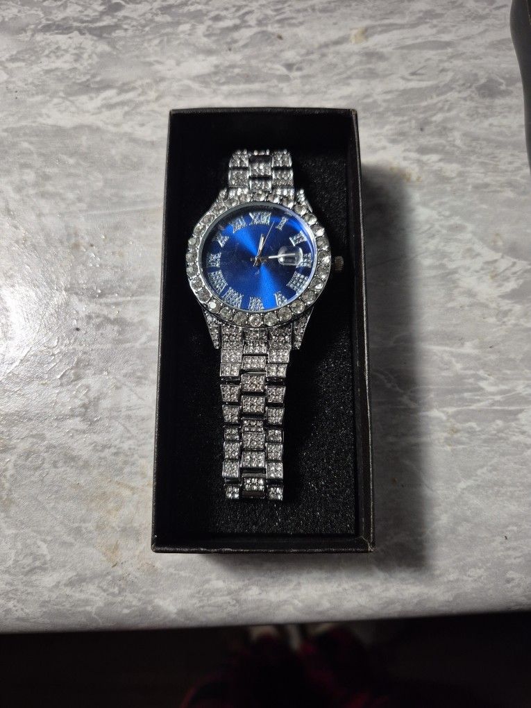 SENRUD Diamond Watch Quartz Analog Wtch Bracelet Wrist Watch