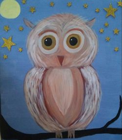 Owl canvas art