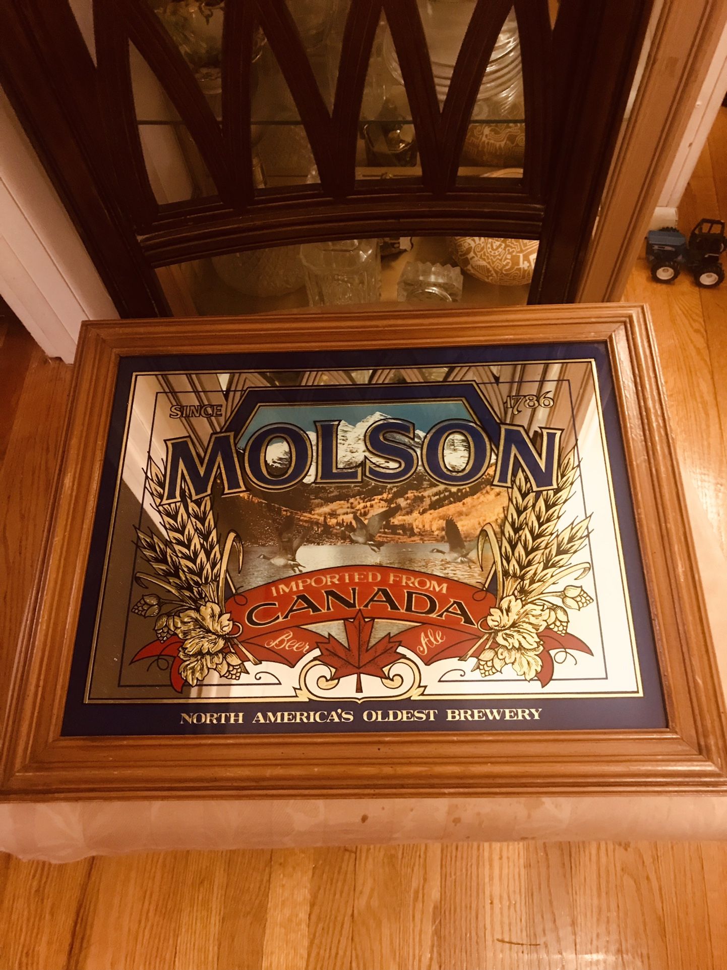 Vintage Molson Canada Beer Mirror (20x16)