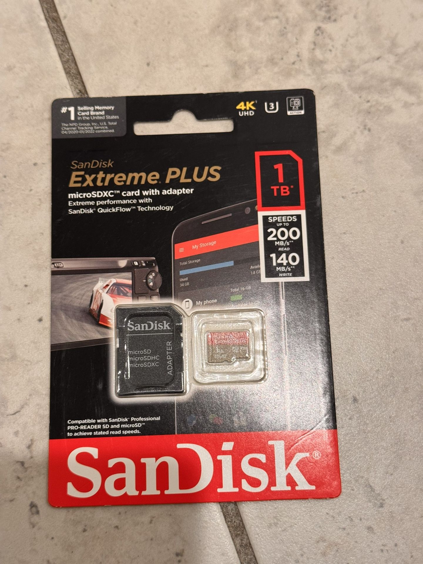 SanDisk - Extreme PLUS 1TB microSDXC