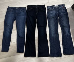 Joes Jeans Size 27 (left/middle), 26 (right)