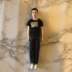 Masculine Male Doll With Clothes