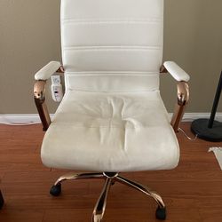 White Swivel Office Chair (sold for parts)
