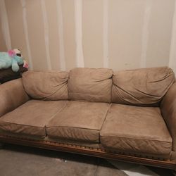 real leather Eddie Bauer couch