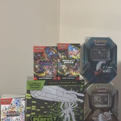 Pokemon ETBs, Tins, Booster Bundles And Singles 