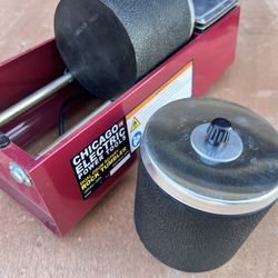 Chicago Electric Dual Drum Rotary Rock Tumbler Polisher 