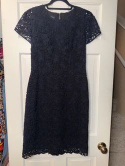 🔥💫✨ Burberry Porsum Black Lace Classic Dress – Timeless Designer Elegance – Size (Bust 30 / Waist 28 / Hips 30)