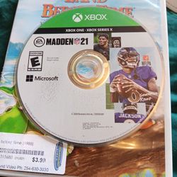 Xbox One Madden 21