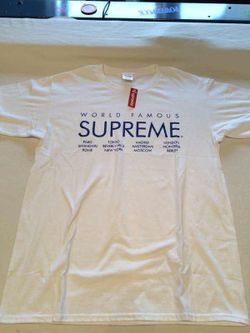 Supreme world shirt