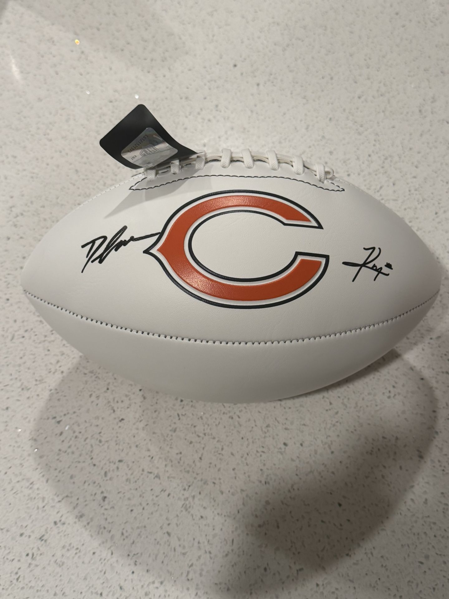 Authentic DEANDRE SWIFT & KYLE MONANGAI Signed Football JSA Certified