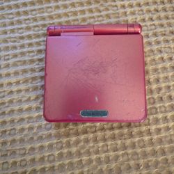 Nintendo Gameboy Advance SP Flame Red