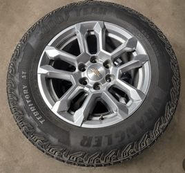 2024 Silverado Wheels and Tires Set 265/65R18