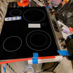 Frigidaire 30-inch freestanding electric range in stainless steel. 