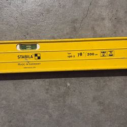 Stabila 37478 78-Inch builders level, High Strength Frame, Accuracy Certified Professional Level