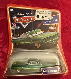 Disney Pixar Cars Green Ramone Supercharged