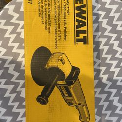 dewalt 7-9 in variable speed polisher 
