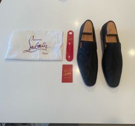 Christian Louboutin Black Dandyrocks Loafers