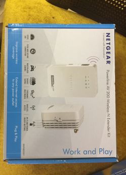 Netgear powerline AV 200 wireless-N Extender kit