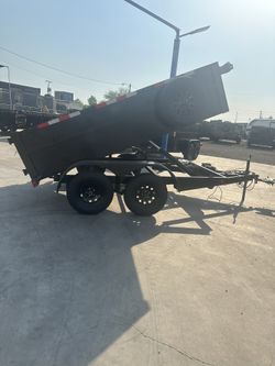 10x8x2 Brand New Factory Built Dump Trailers With One Year Factory Warranty