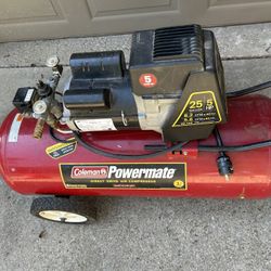 Large Volume Air Compressor-Coleman 25 GALLON-5HP