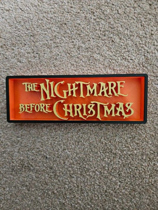 The Nightmare Before Christmas Collectors Movie Business Display Logo Quality Sign