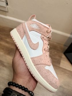 Nike Air Jordan 1 Mid SE Legend Pink GS Youth Size 2Y Sneakers 2024 FN7432-161