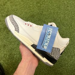 Jordan 3 Cement Multiple Sizes