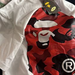 Red bape shirt