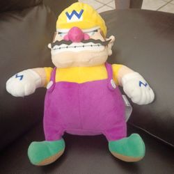 GENUINE Super Mario Bros Wario Stuffed Plush All Star