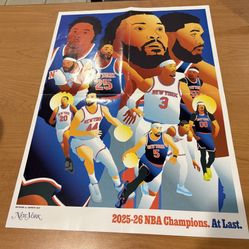 New York Knicks 2025-26 Championship Poster - New York Magazine