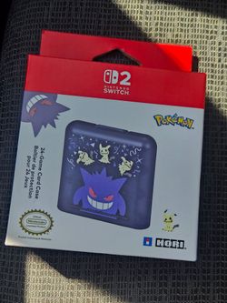 Nintendo Switch 2 Hori Pokemon Gengar & Mimikyu Purple Game Card Case