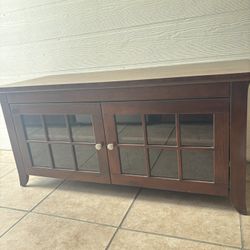 TV stand with storage 