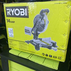 New open box Ryobi 10inch miter saw