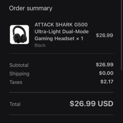 Attack Shark Headphones Bluetooth 