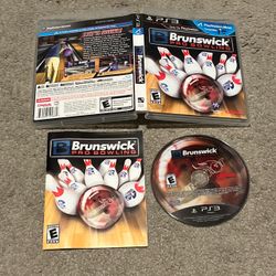 Brunswick Pro Bowling - Playstation 3 PS3 Game Complete CIB w/ Manual