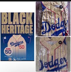Los Angeles Dodgers Black Heritage Night Jersey SGA 6/19/25 BETTS
