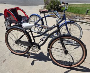 Bikes and cart