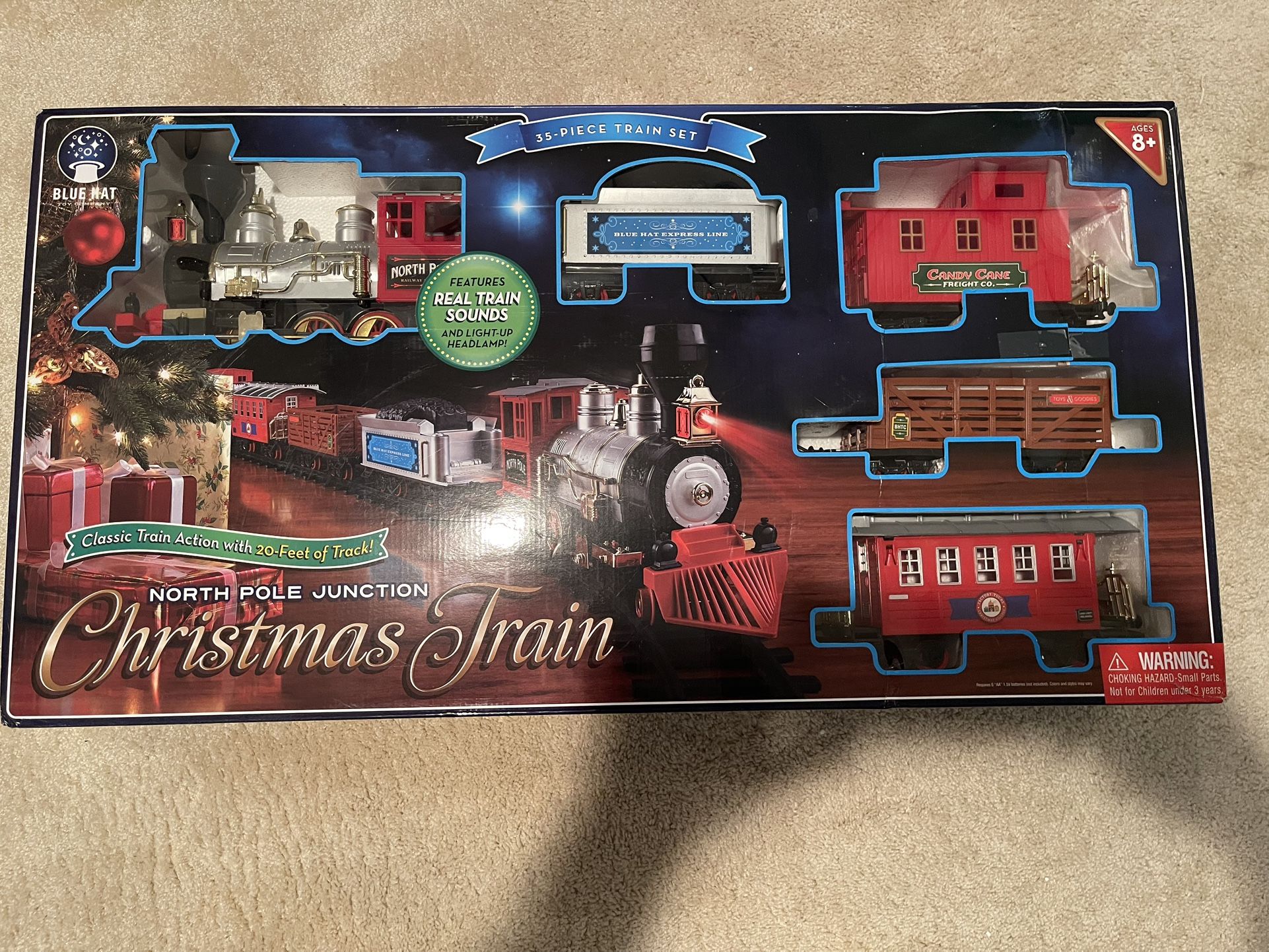 Christmas Tree Train Set