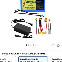 60v 25ah Battery