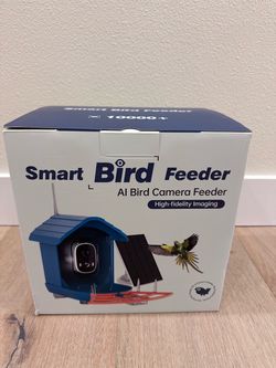 Smart Bird Feeder with Camera Solar Powered